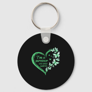 Liver Cancer Awareness Warrior_ I'm A Survivor But Key Ring