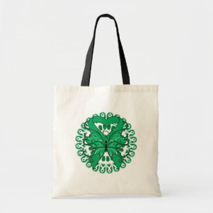 Liver Cancer Butterfly Circle of Ribbons Tote Bag