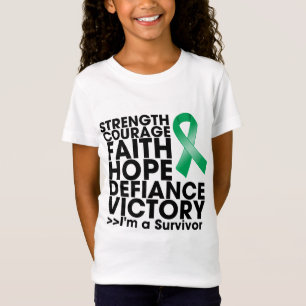 Liver Cancer Hope Strength Victory T-Shirt