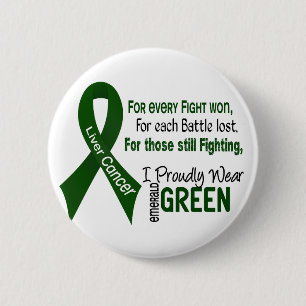 Liver Cancer I Proudly Wear Emerald Green 1 6 Cm Round Badge
