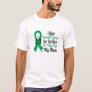 Liver Cancer Ribbon Hero My Mum T-Shirt