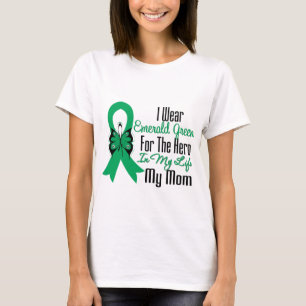 Liver Cancer Ribbon Hero My Mum T-Shirt