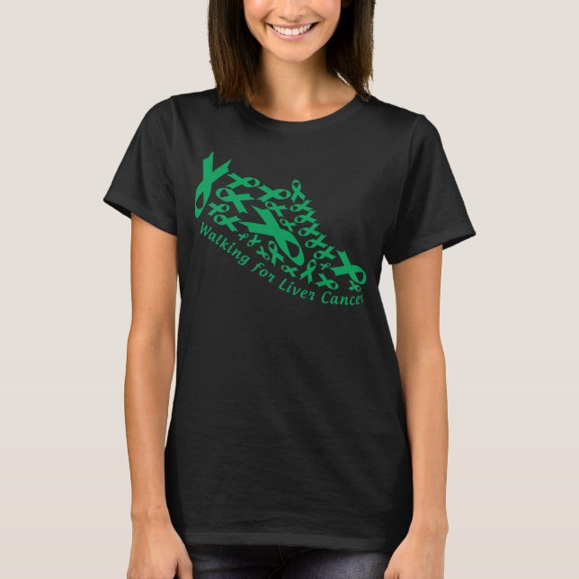 liver cancer shoes T-Shirt (Front)