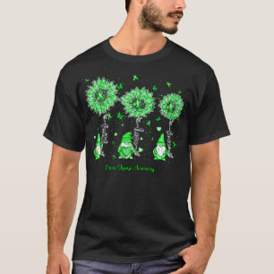 Liver Disease Awareness gnome faith hope sunflower T-Shirt