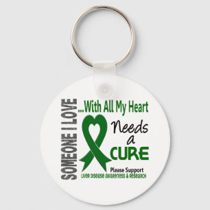 Liver Disease Needs A Cure 3 Key Ring