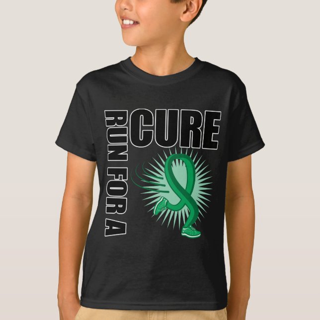 Liver Disease Run For A Cure T-Shirt (Front)