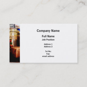 Liver Pills in General Store Business Card