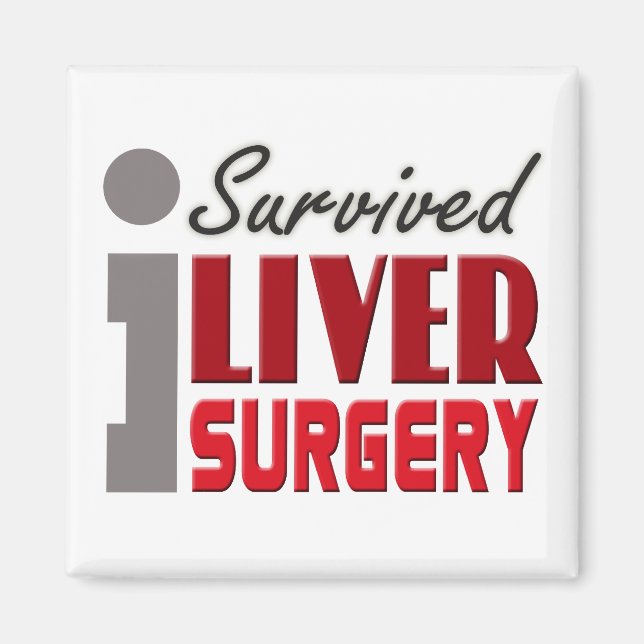 Liver Surgery Survivor Magnet (Front)
