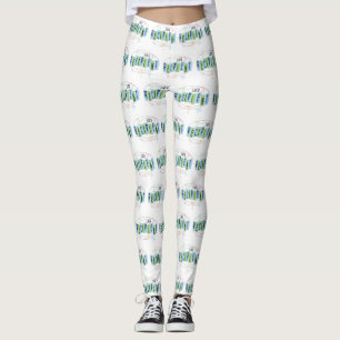 Liver Transplant Recipient Retro Style Leggings