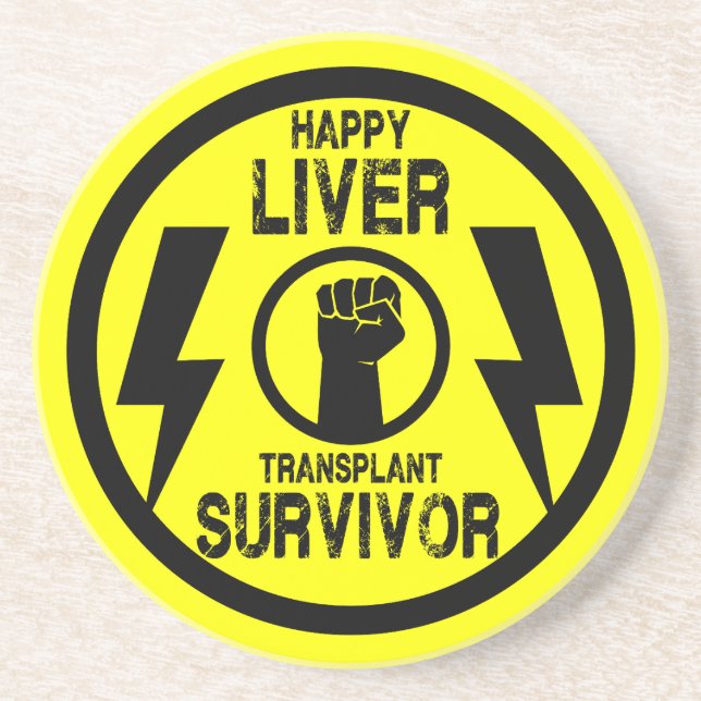 Liver Transplant Survivor Coaster (Front)