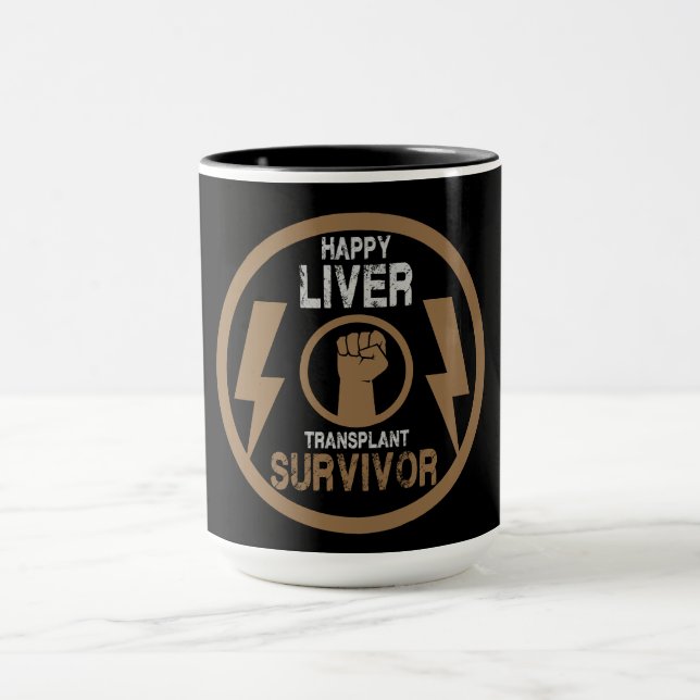 Liver Transplant Survivor Mug (Center)