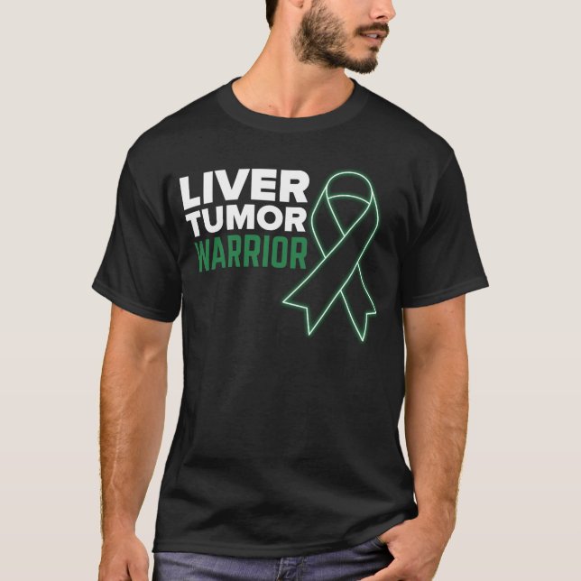 Liver Tumour Survivor Cancer Awareness Liver Cance T-Shirt (Front)