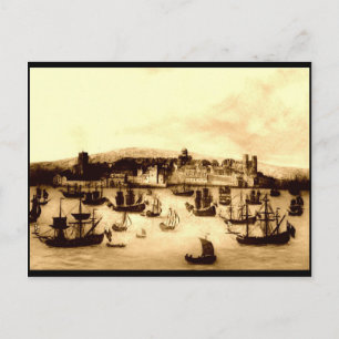 Liverpool, about 1680 postcard