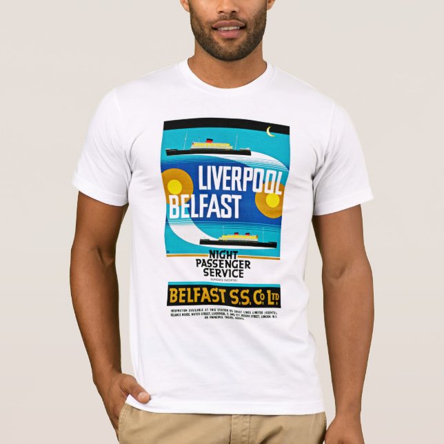 Liverpool - Belfast Ferry T-Shirt (Front)