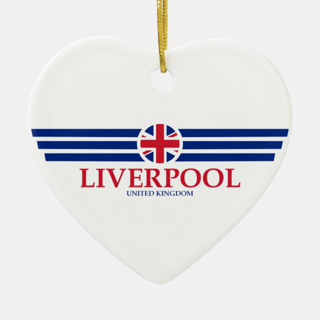 Liverpool Ceramic Tree Decoration (Front)