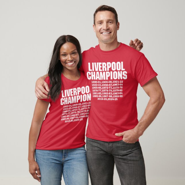Liverpool Champions. T-Shirt (Unisex)