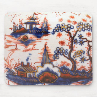 Liverpool Chinese landscape, circa 1775 Mouse Mat