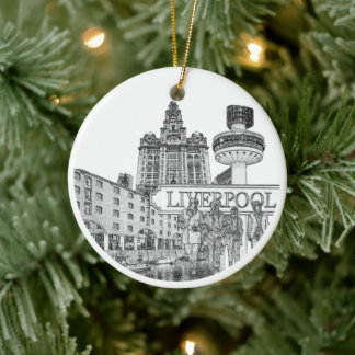 Liverpool Christmas Bauble Ceramic Tree Decoration