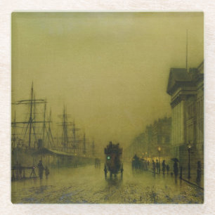 Liverpool Docks Customs House and Salthouse Docks, Glass Coaster