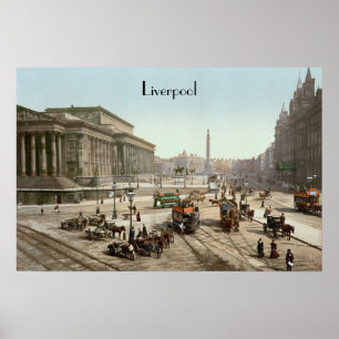 Liverpool, England (c. 1900) Poster