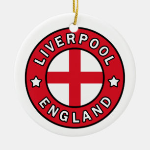 Liverpool England Ceramic Tree Decoration