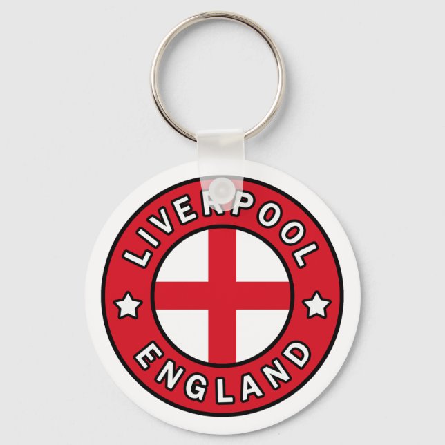 Liverpool England Key Ring (Front)