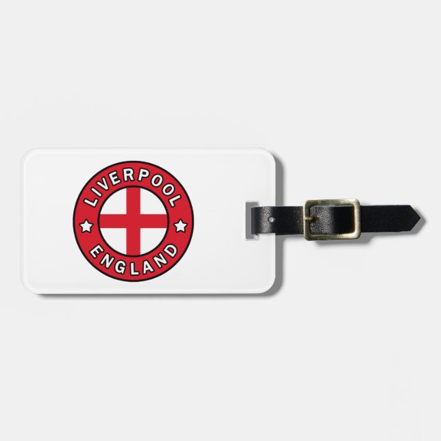 Liverpool England Luggage Tag (Front Horizontal)