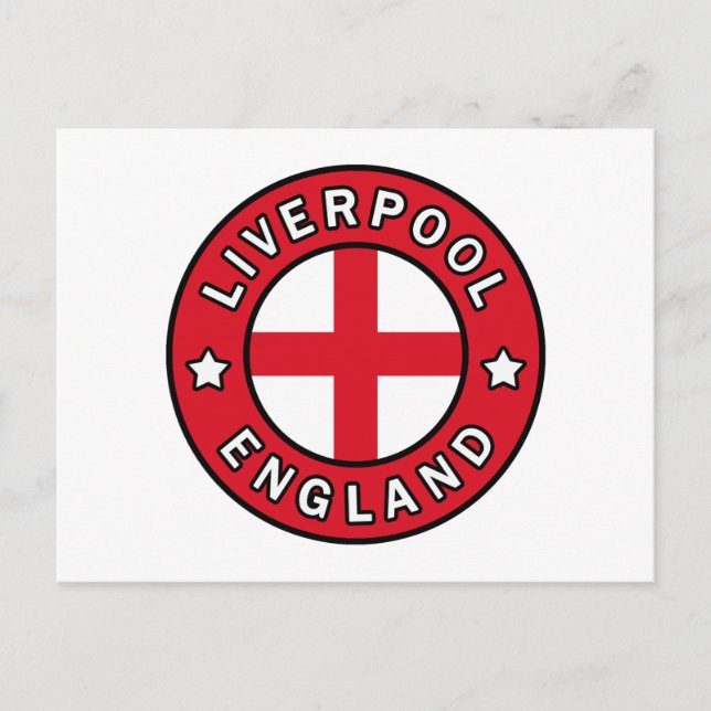 Liverpool England Postcard (Front)
