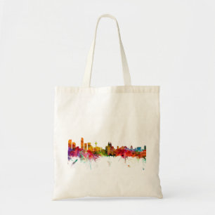 Liverpool England Skyline Tote Bag
