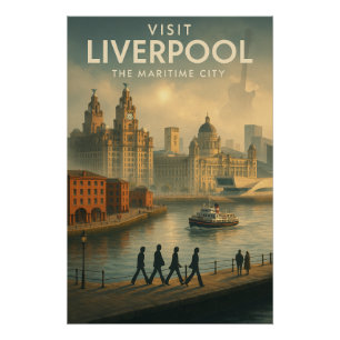 Liverpool, England – The Maritime City. Poster