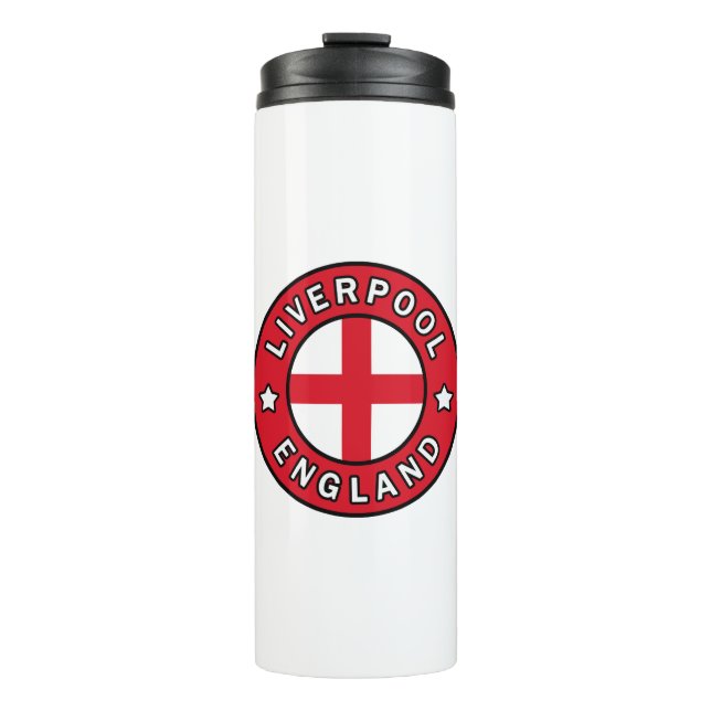 Liverpool England Thermal Tumbler (Front)