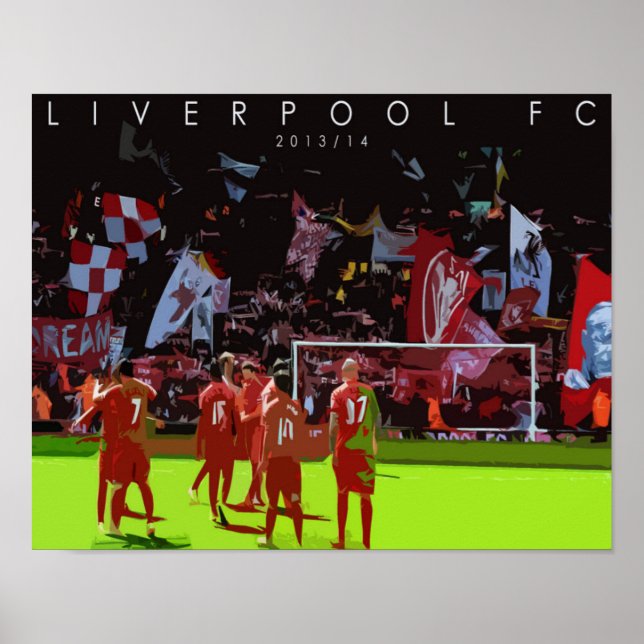 Liverpool FC 2013/14 Poster (Front)