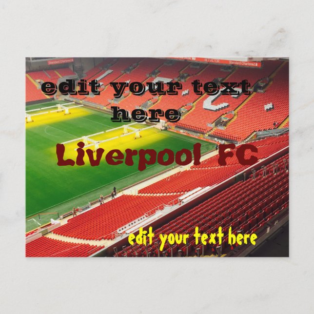 liverpool fc postcard (Front)