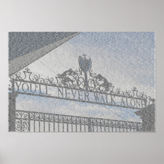 Liverpool FC's Anfield Gates Poster