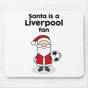 Liverpool Footll Soccer Christmas Mouse Mat