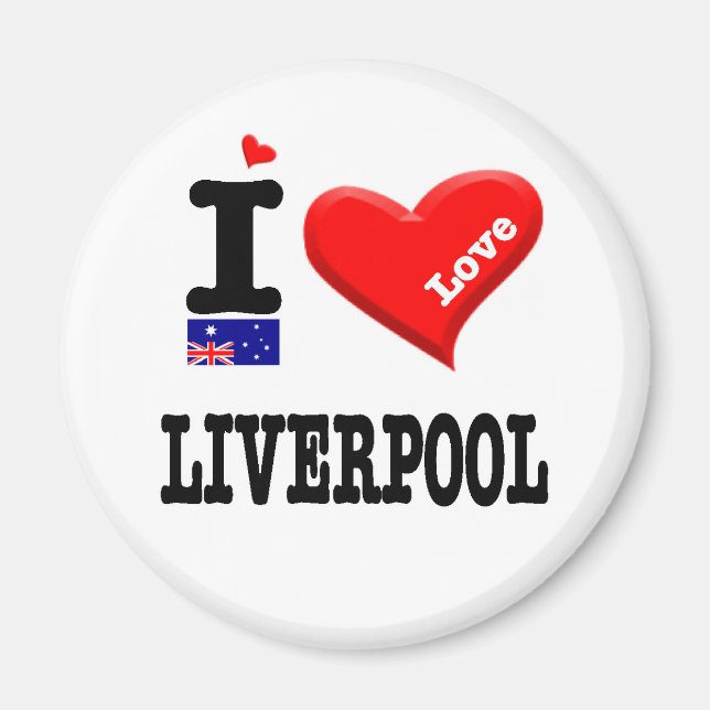 LIVERPOOL - I Love Magnet (Front)