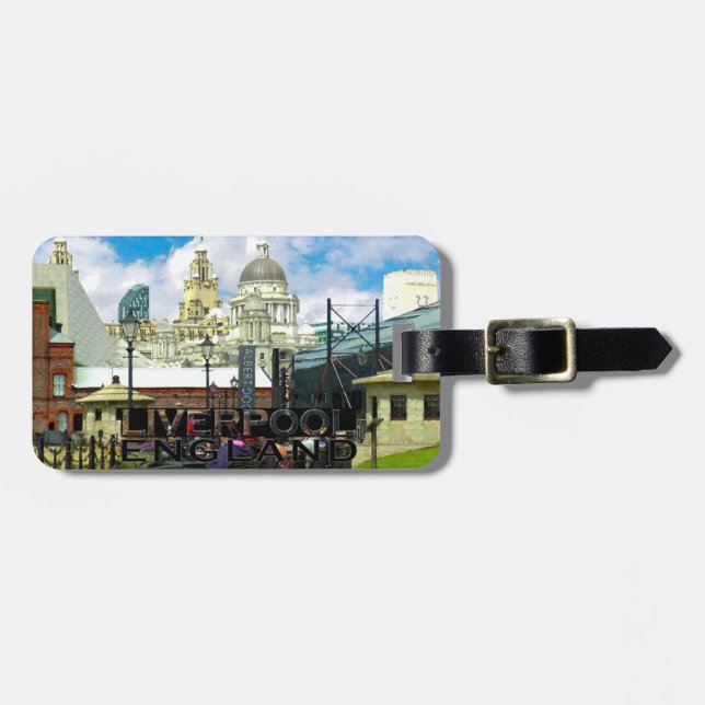 Liverpool Luggage Tag (Front Horizontal)
