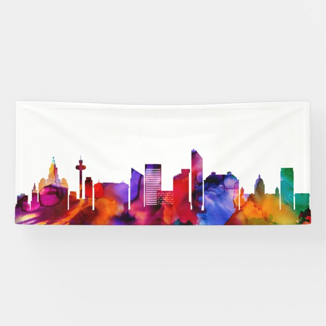 Liverpool Skyline Banner (Horizontal)