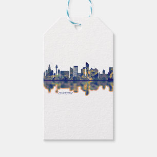 Liverpool Skyline Gift Tags
