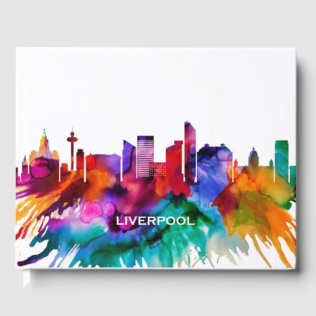 Liverpool Skyline Guest Book (Front)