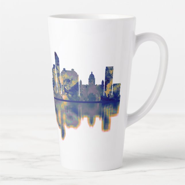 Liverpool Skyline Latte Mug (Right)