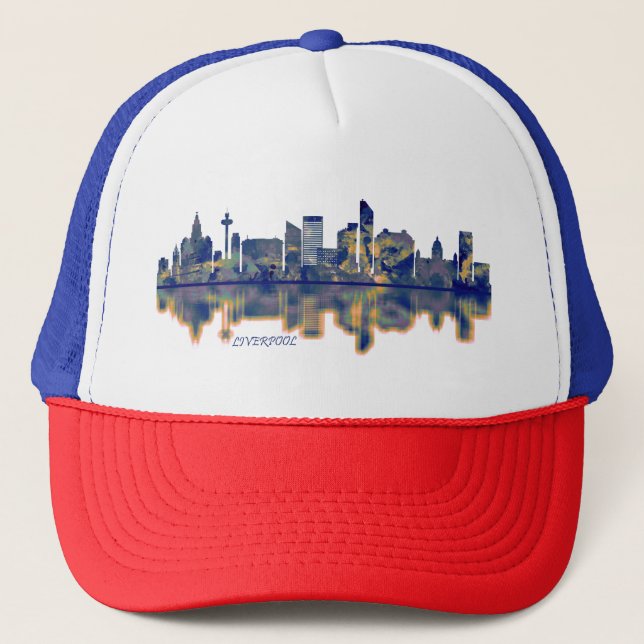 Liverpool Skyline Trucker Hat (Front)