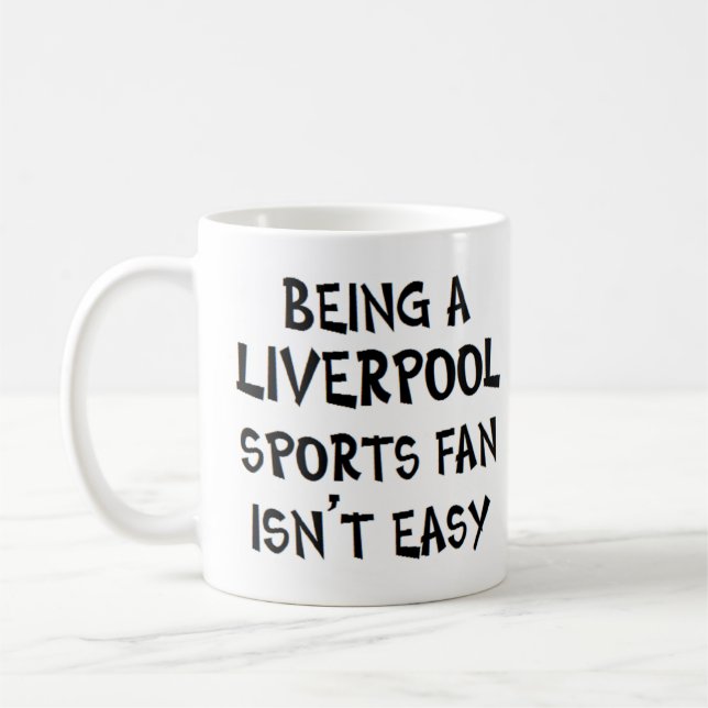 liverpool sports fan, being coffee mug (Left)