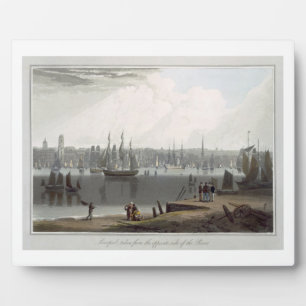 Liverpool, taken from the opposite side of the riv plaque
