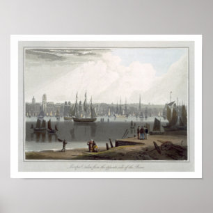 Liverpool, taken from the opposite side of the riv poster