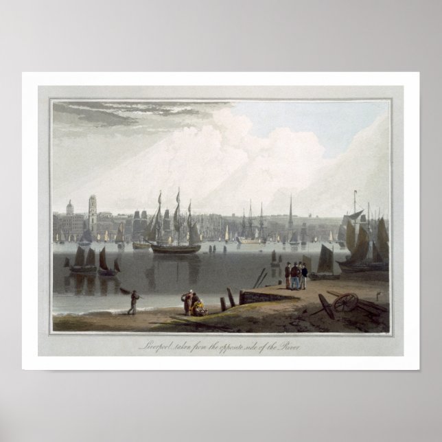 Liverpool, taken from the opposite side of the riv poster (Front)