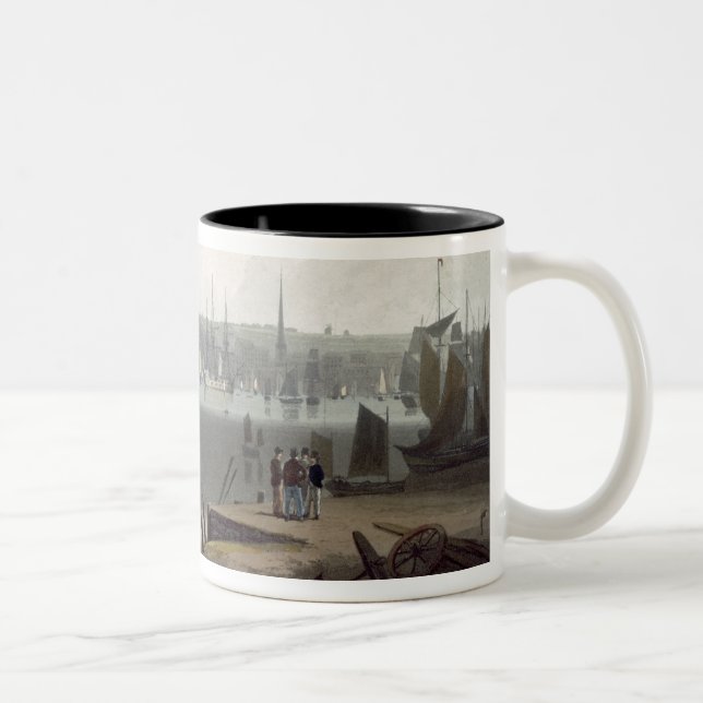 Liverpool, taken from the opposite side of the riv Two-Tone coffee mug (Right)