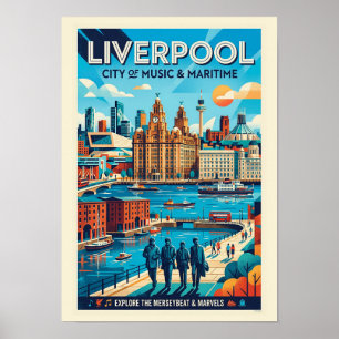 Liverpool Travel Poster