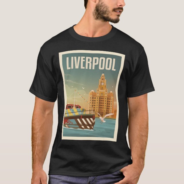 liverpool Travel  T-Shirt (Front)