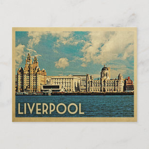 Liverpool Vintage Travel Postcard